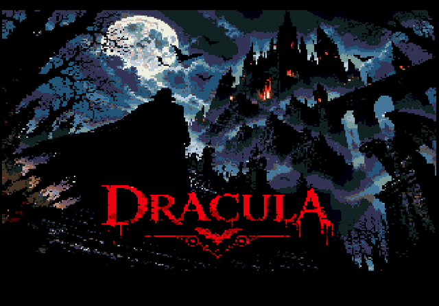 Dracula - ZX Spectrum Next Illustrated Edition cover