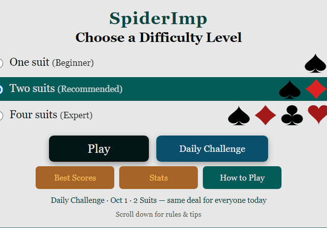 SpiderImp – Free Spider Solitaire 대표 이미지