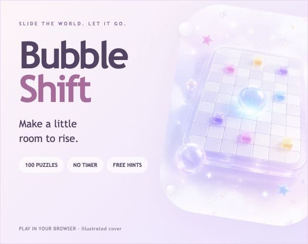 Bubble Shift cover