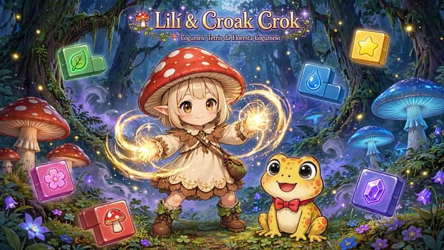 Lili & Croak Crok - Cogumelo Tetris da Floresta Cogumelo 대표 이미지