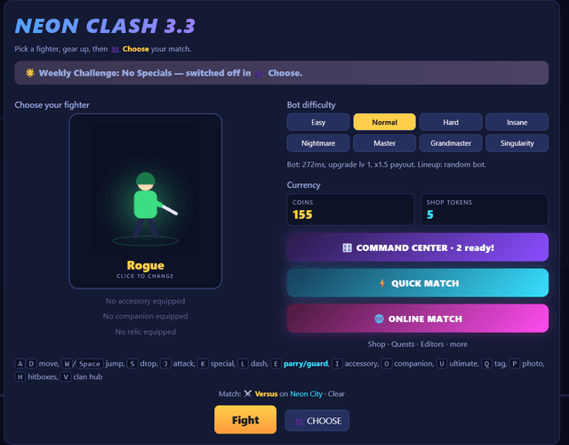 Neon Clash 대표 이미지