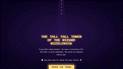 The Tall Tall Tower of The Wizard Wizzlewick - cozy game about a wizard's tall tower cover