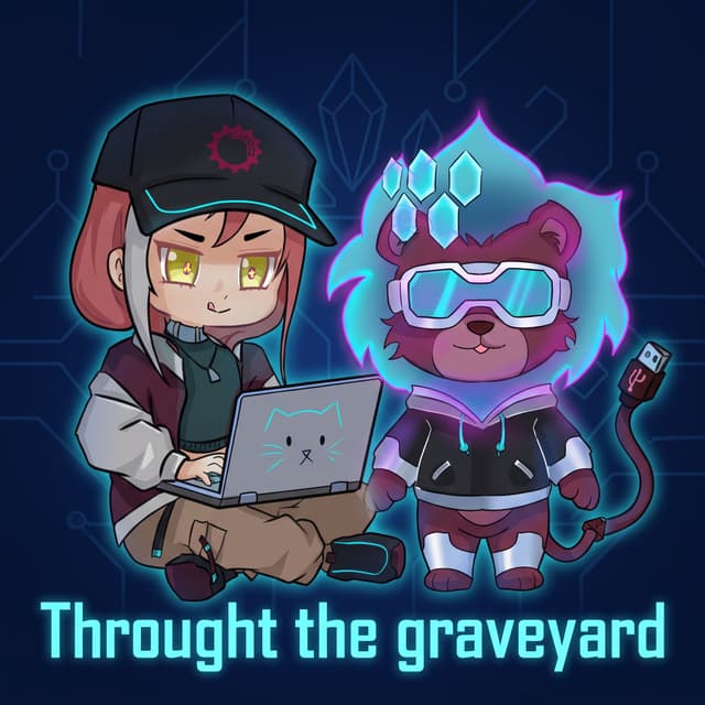 Through the Graveyard (A través del Cementerio) cover
