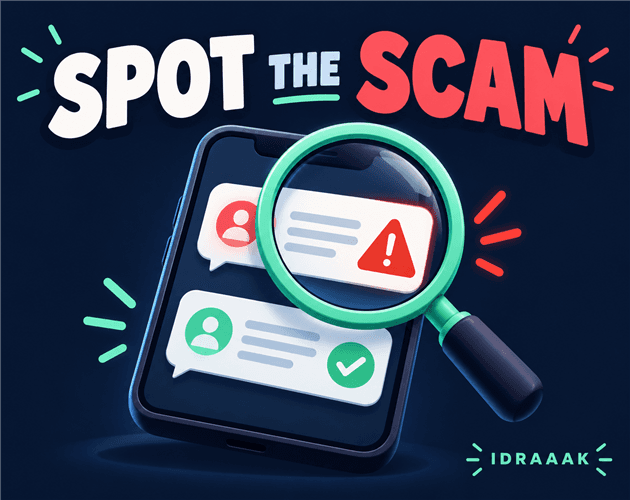 Spot the Scam — Idraaak 대표 이미지