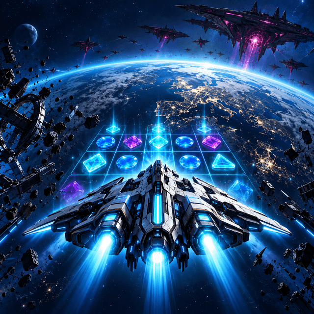 Earth Protector: Match-3 Invaders 대표 이미지