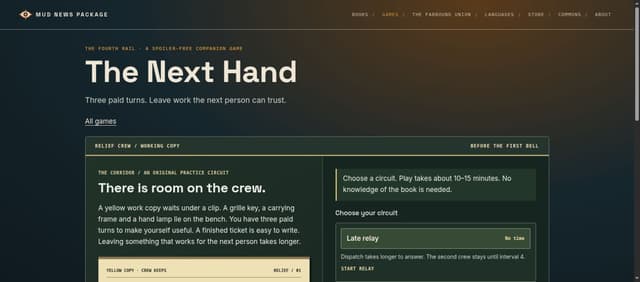 The Next Hand cover