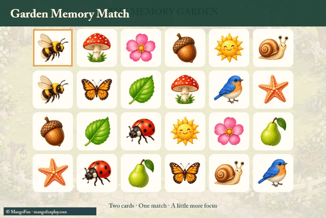 Garden Memory Match 대표 이미지