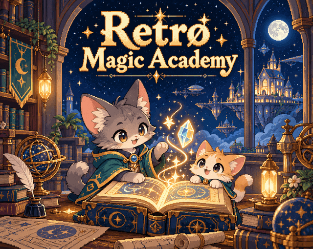 Retrø Magic Academy cover