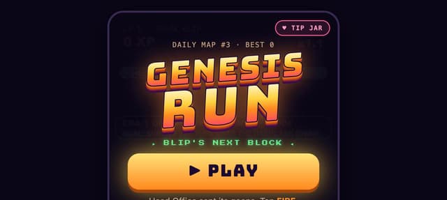 Genesis Run: Blip's Next Block cover