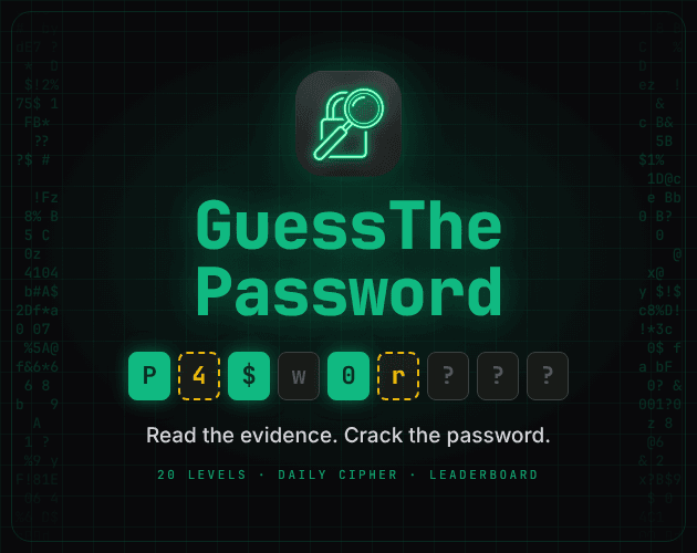 Guess The Password 대표 이미지