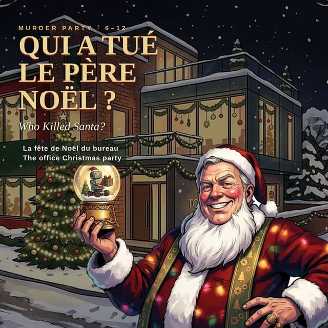Who Killed Santa? – Office Christmas Party Murder Mystery Game for 6-12 Players cover