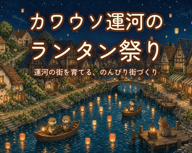 カワウソ運河のランタン祭り ～Otter Canal Lantern Festival～のメイン画像