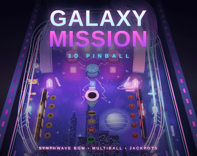 Galaxy Mission 3D Pinball cover